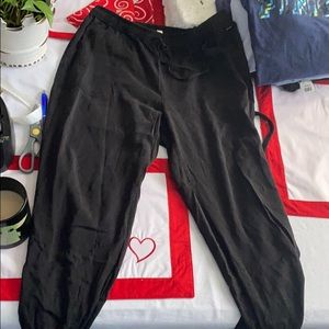 PINK easy woven joggers